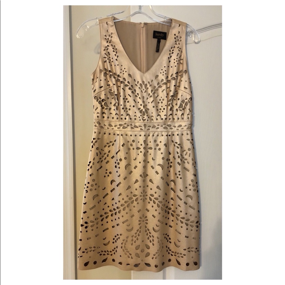 Champagne Dress. Laundry by Shelli Segal.